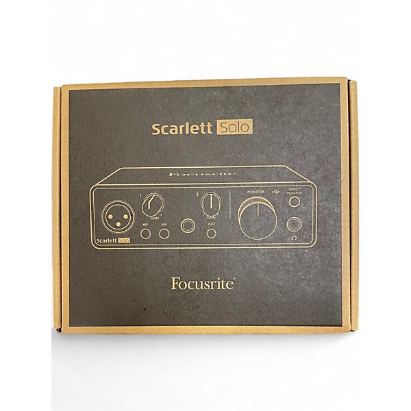 Used Focusrite Scarlett Solo Gen 3 Audio Interface