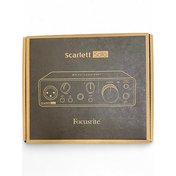 Used Focusrite Scarlett Solo Gen 3 Audio Interface