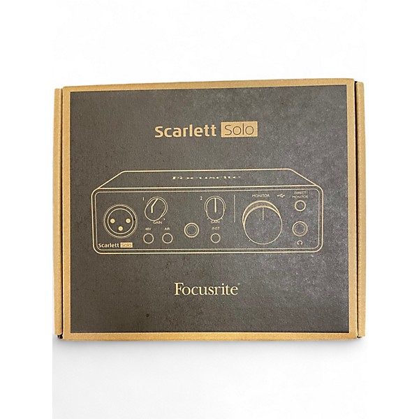 Used Focusrite Scarlett Solo Gen 3 Audio Interface