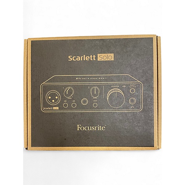 Used Focusrite Scarlett Solo Gen 3 Audio Interface