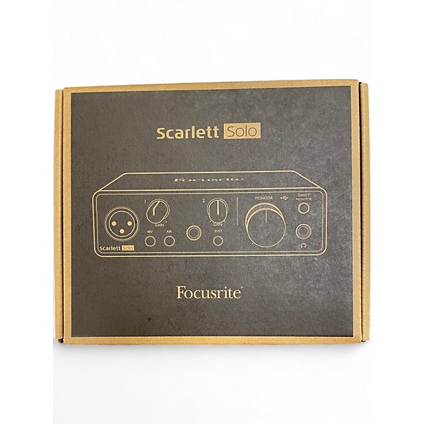 Used Focusrite Scarlett Solo Gen 3 Audio Interface