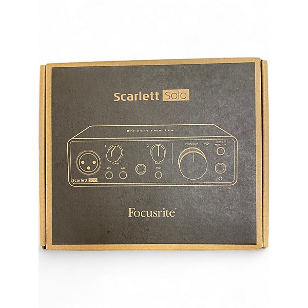 Used Focusrite Scarlett Solo Gen 3 Audio Interface