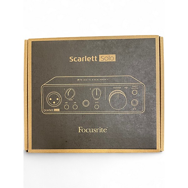 Used Focusrite Scarlett Solo Gen 3 Audio Interface
