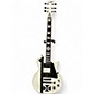 Used ESP LTD James Hetfield Signature Iron Cross Black and White Solid Body Electric Guitar thumbnail