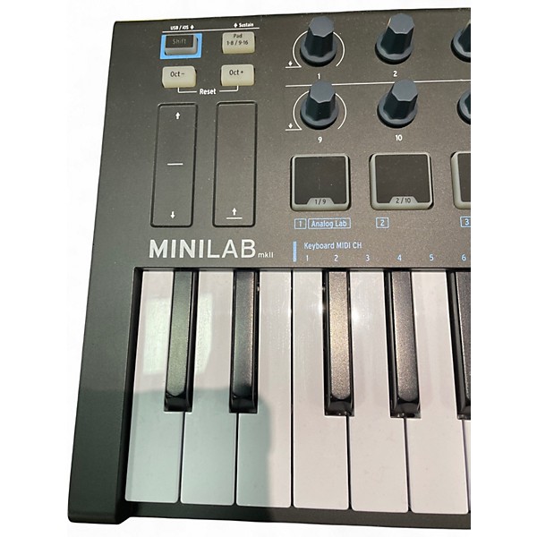 Used Arturia Minilab MKII MIDI Controller