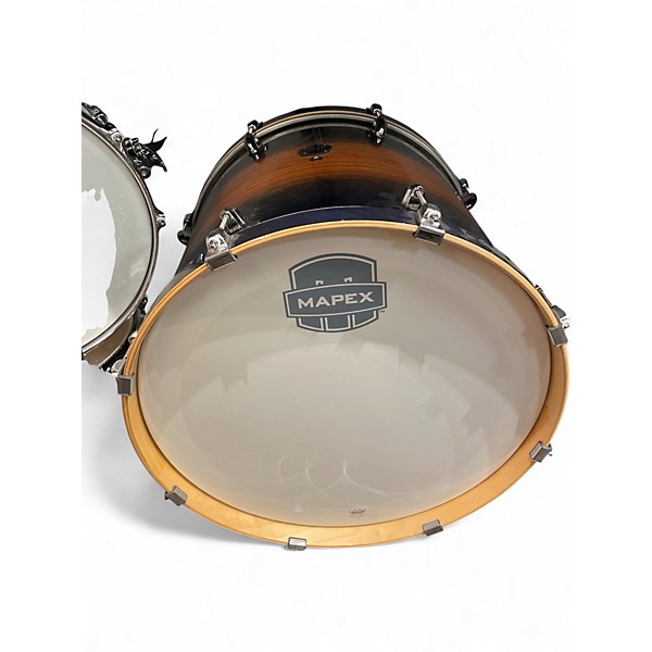 Used Mapex 6 Piece armory Caribbean Burst Drum Kit