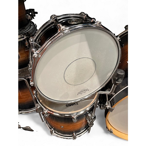 Used Mapex 6 Piece armory Caribbean Burst Drum Kit