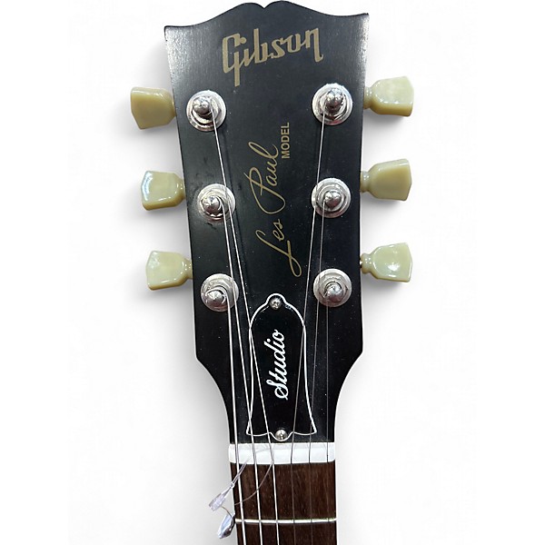 Used Gibson Les Paul Studio Antique Natural Solid Body Electric Guitar