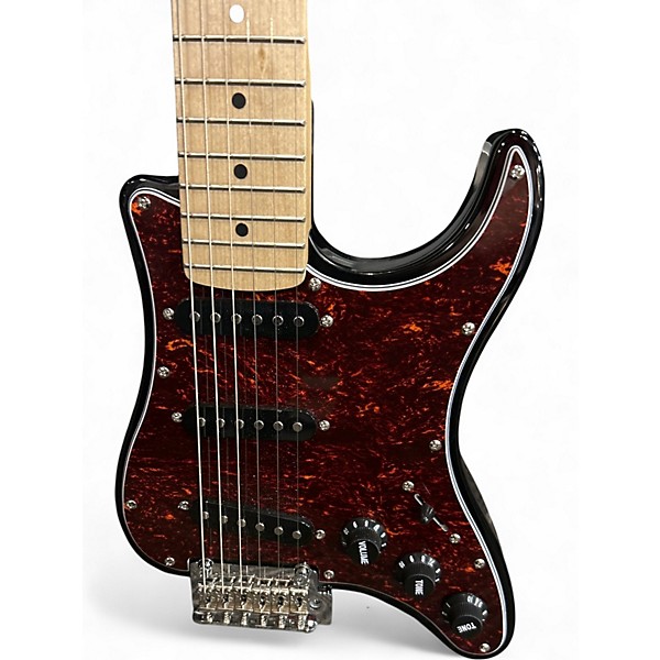 Used Traveler Guitar TRAVELCASTER DELUXE Black Electric Guitar