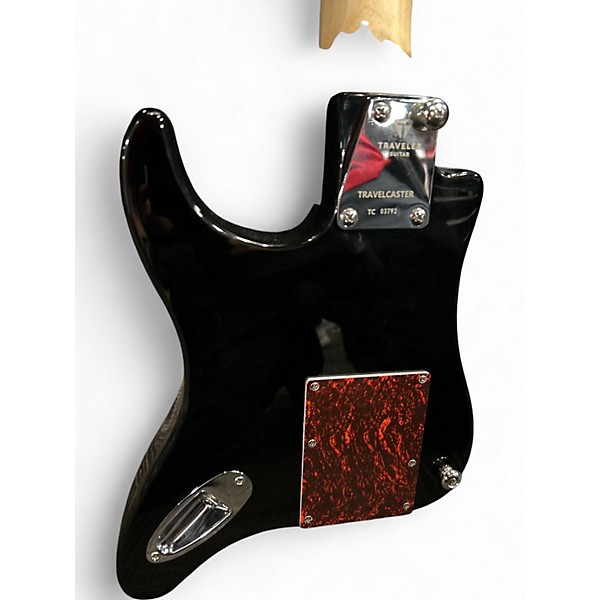 Used Traveler Guitar TRAVELCASTER DELUXE Black Electric Guitar