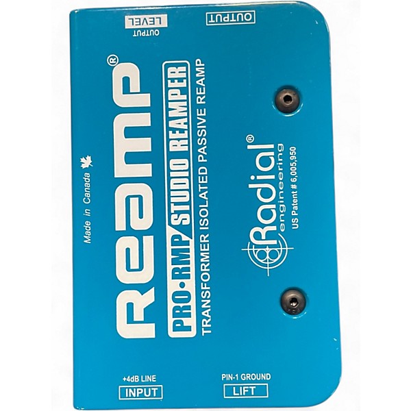 Used Radial Engineering Reamp Pro -RMP Audio Converter