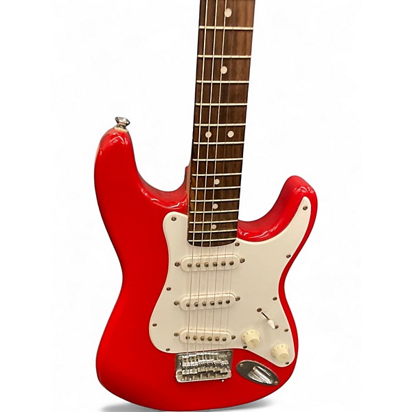 Used Squier Mini Affinity Stratocaster Torino Red Electric Guitar