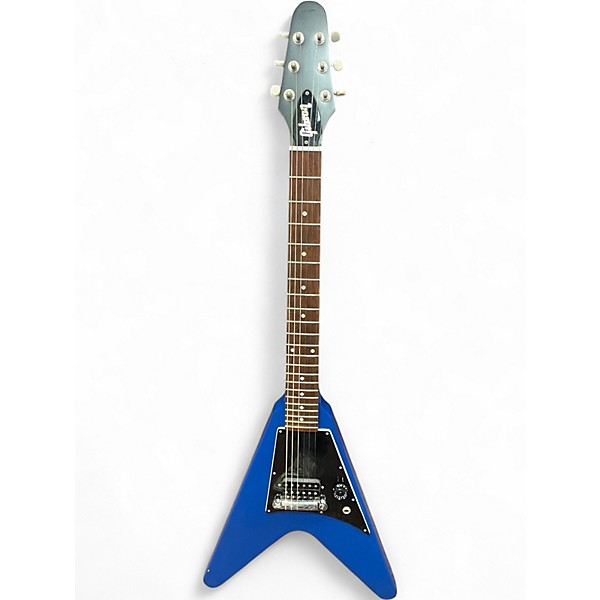 Used Gibson Melody Maker Flying V Blue Solid Body Electric Guitar