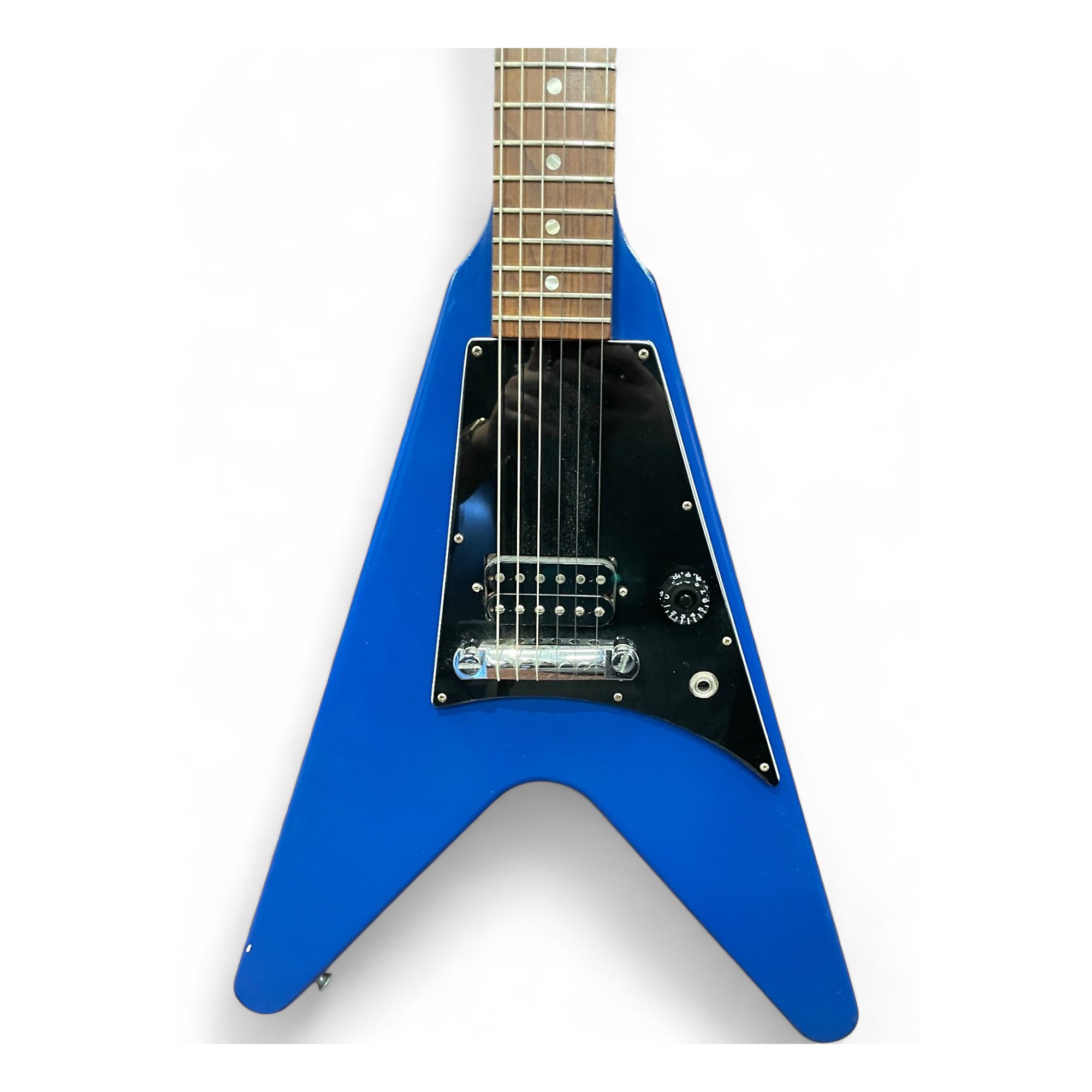 Used Gibson Melody Maker Flying V Blue Solid Body Electric Guitar