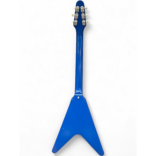 Used Gibson Melody Maker Flying V Blue Solid Body Electric Guitar