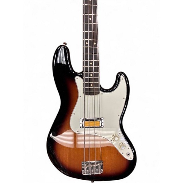 Used Fender Gold Foil Player Jazz bass 2 Color Sunburst Electric Bass Guitar