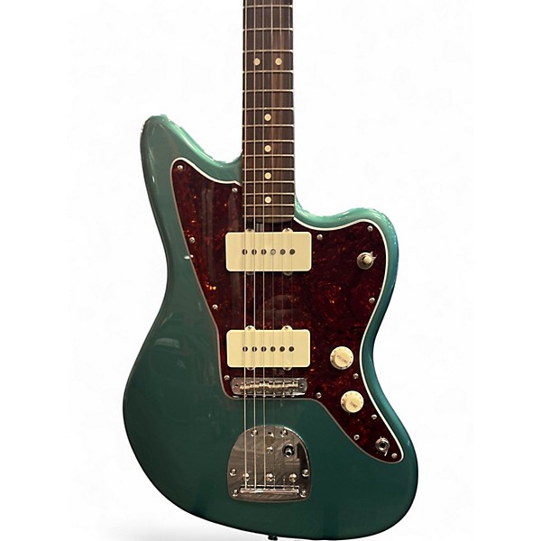 Used Fender American Performer Jazzmaster Sherwood Green Solid Body Electric Guitar