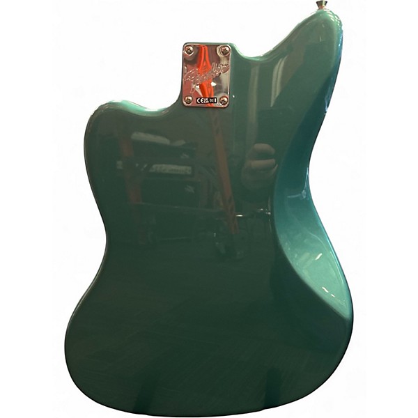 Used Fender American Performer Jazzmaster Sherwood Green Solid Body Electric Guitar