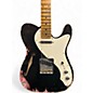 Used Fender Custom Shop Ltd NAMM 50's Custom Thinline Telecaster Aged Black Over Pink Paisley Hollow Body Electric Guitar