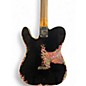 Used Fender Custom Shop Ltd NAMM 50's Custom Thinline Telecaster Aged Black Over Pink Paisley Hollow Body Electric Guitar
