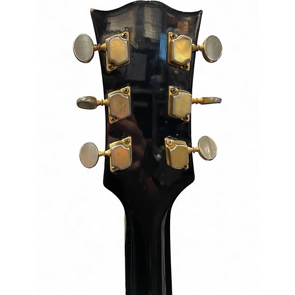 Used Univox Vibra Black Ebony Solid Body Electric Guitar