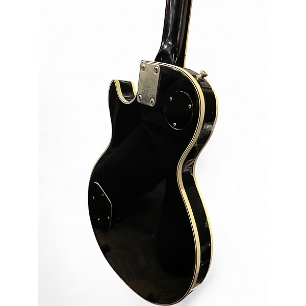 Used Univox Vibra Black Ebony Solid Body Electric Guitar