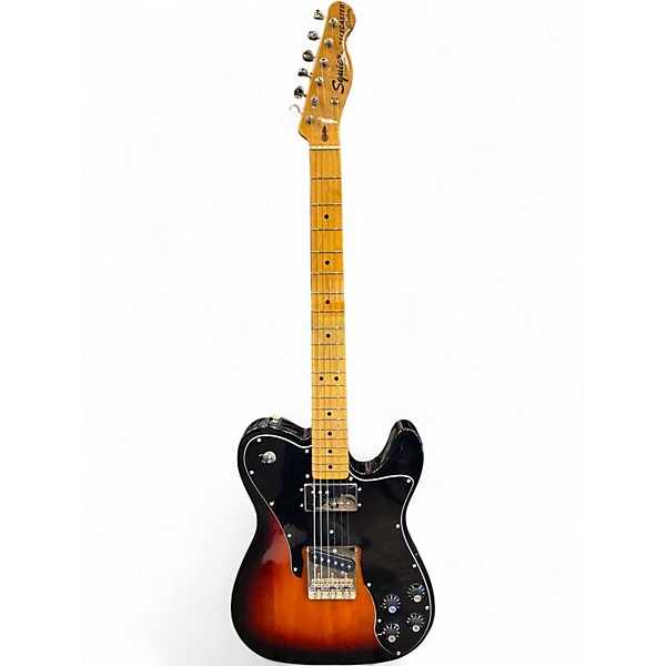 Used Squier Classic Vibe 70s Telecaster Custom 3 Tone Sunburst Solid Body Electric Guitar