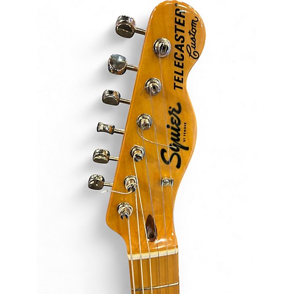 Used Squier Classic Vibe 70s Telecaster Custom 3 Tone Sunburst Solid Body Electric Guitar