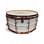 Used Ludwig 14X6.5 Polarphonic White Drum thumbnail
