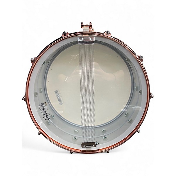 Used Ludwig 14X6.5 Polarphonic White Drum