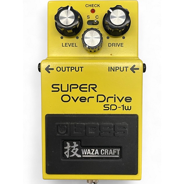 Used BOSS SD1W Super Overdrive Waza Craft Effect Pedal