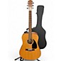 Used Fender CD60 Dreadnought Natural Acoustic Guitar thumbnail
