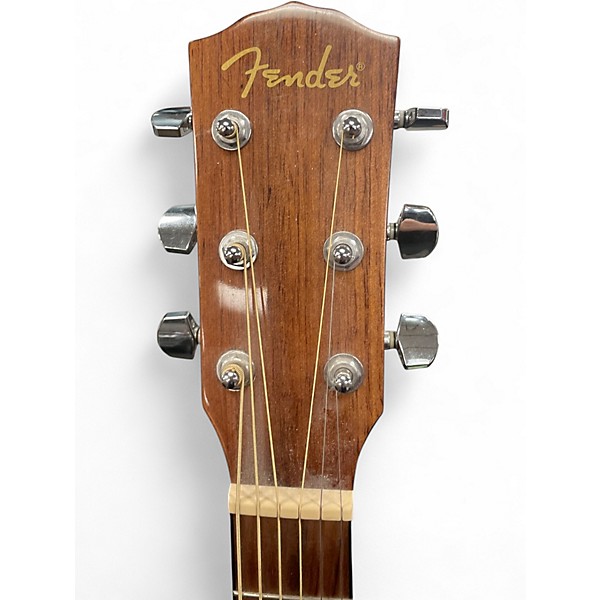 Used Fender CD60 Dreadnought Natural Acoustic Guitar