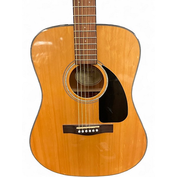 Used Fender CD60 Dreadnought Natural Acoustic Guitar