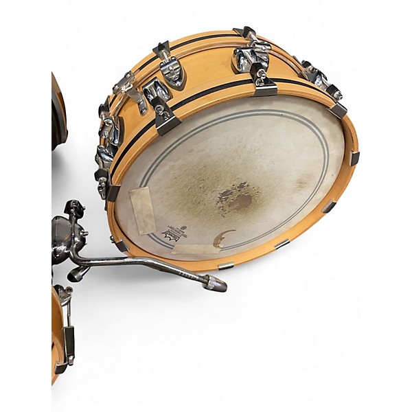 Used Ayotte 5 Piece shell pack Burgundy Drum Kit