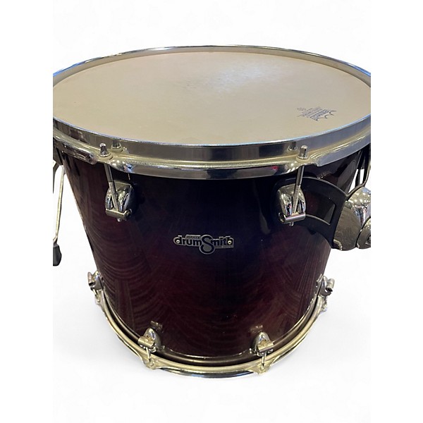 Used Ayotte 5 Piece shell pack Burgundy Drum Kit