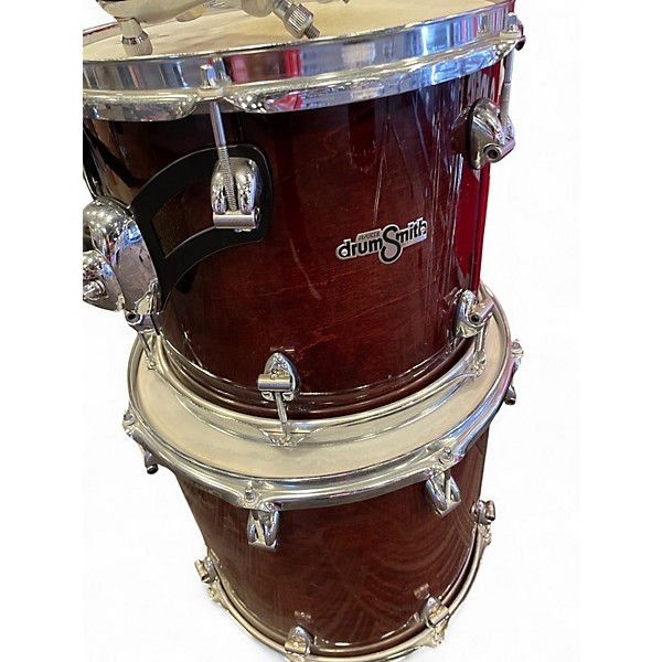 Used Ayotte 5 Piece shell pack Burgundy Drum Kit