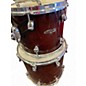 Used Ayotte 5 Piece shell pack Burgundy Drum Kit