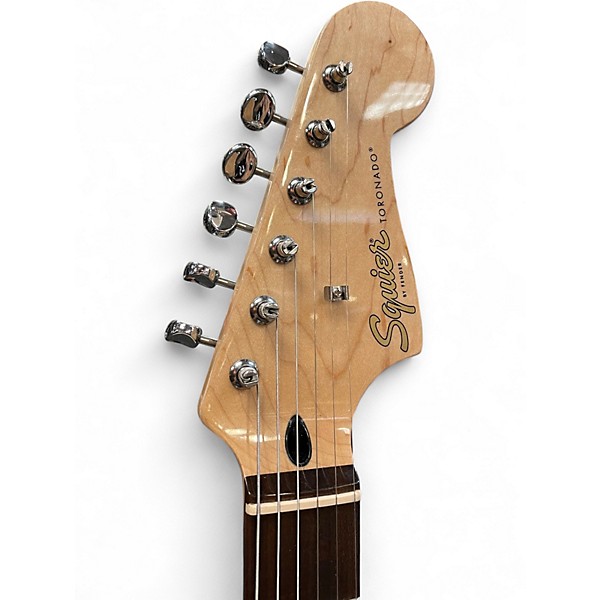 Used Squier TORONADO Black  Solid Body Electric Guitar