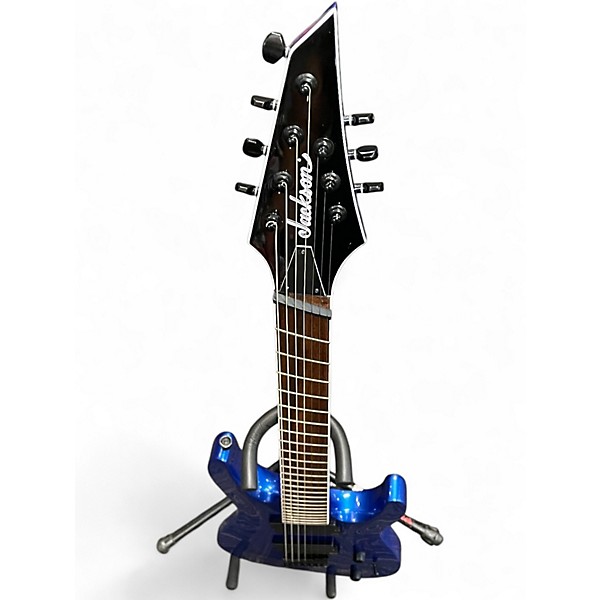 Used Jackson X Series SLAT7 MS Soloist Metallic Blue Solid Body Electric Guitar