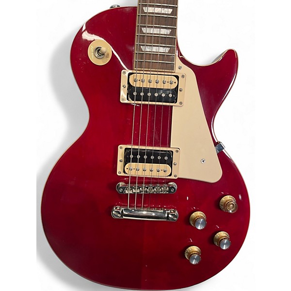 Used Gibson Les Paul Classic Candy Apple Red Solid Body Electric Guitar