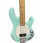 Used Sterling by Music Man Sub 4 Blue Electric Bass Guitar