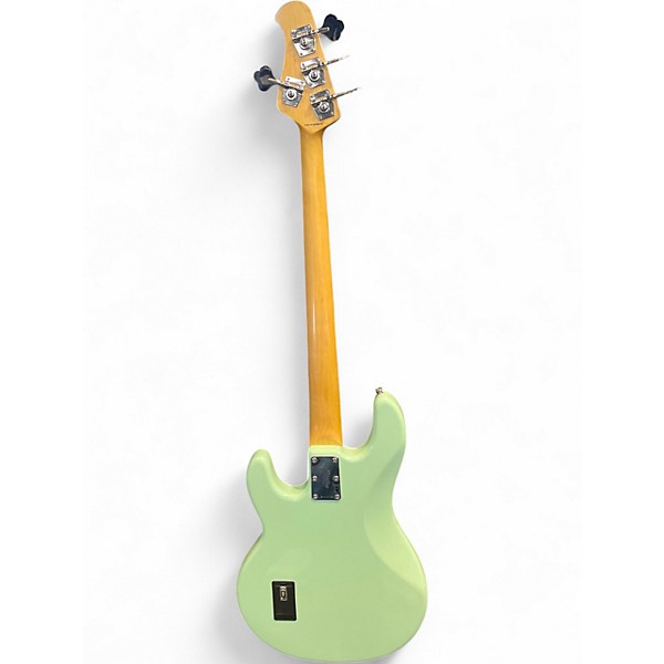 Used Sterling by Music Man Sub 4 Blue Electric Bass Guitar
