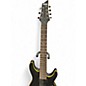 Used Schecter Guitar Research Demon 7 String Black Solid Body Electric Guitar