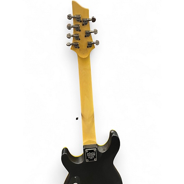 Used Schecter Guitar Research Demon 7 String Black Solid Body Electric Guitar