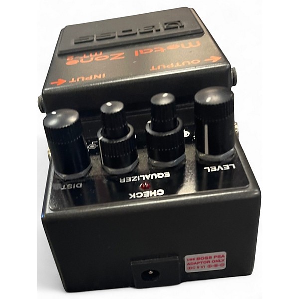 Used BOSS MT2 Metal Zone Distortion Effect Pedal