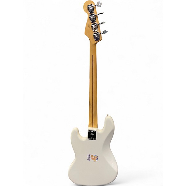 Used Fender Player Jazz Bass Alpine White Electric Bass Guitar
