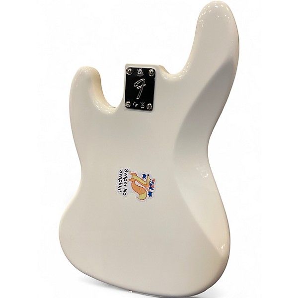 Used Fender Player Jazz Bass Alpine White Electric Bass Guitar