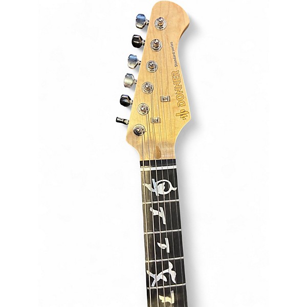 Used Donner Standard 2 Tone Sunburst Solid Body Electric Guitar