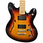 Used Squier Affinity Series Starcaster Hollow 3 Tone Sunburst Hollow Body Electric Guitar